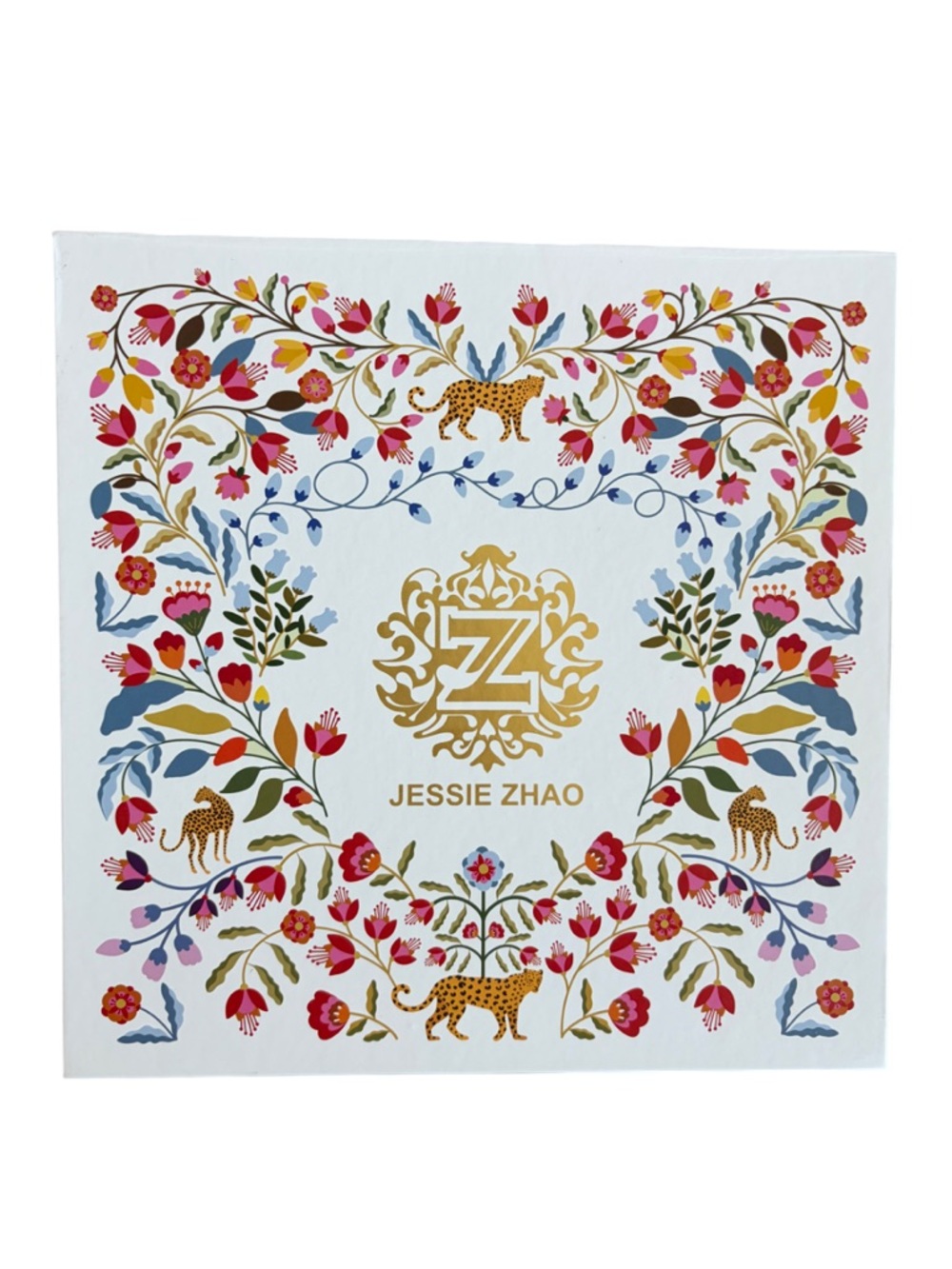 RESERVED JESSIE ZHAO NEW YORK Scarf Mulberry Silk Pink Garden Floral Luxury Gift - Picture 11 of 16